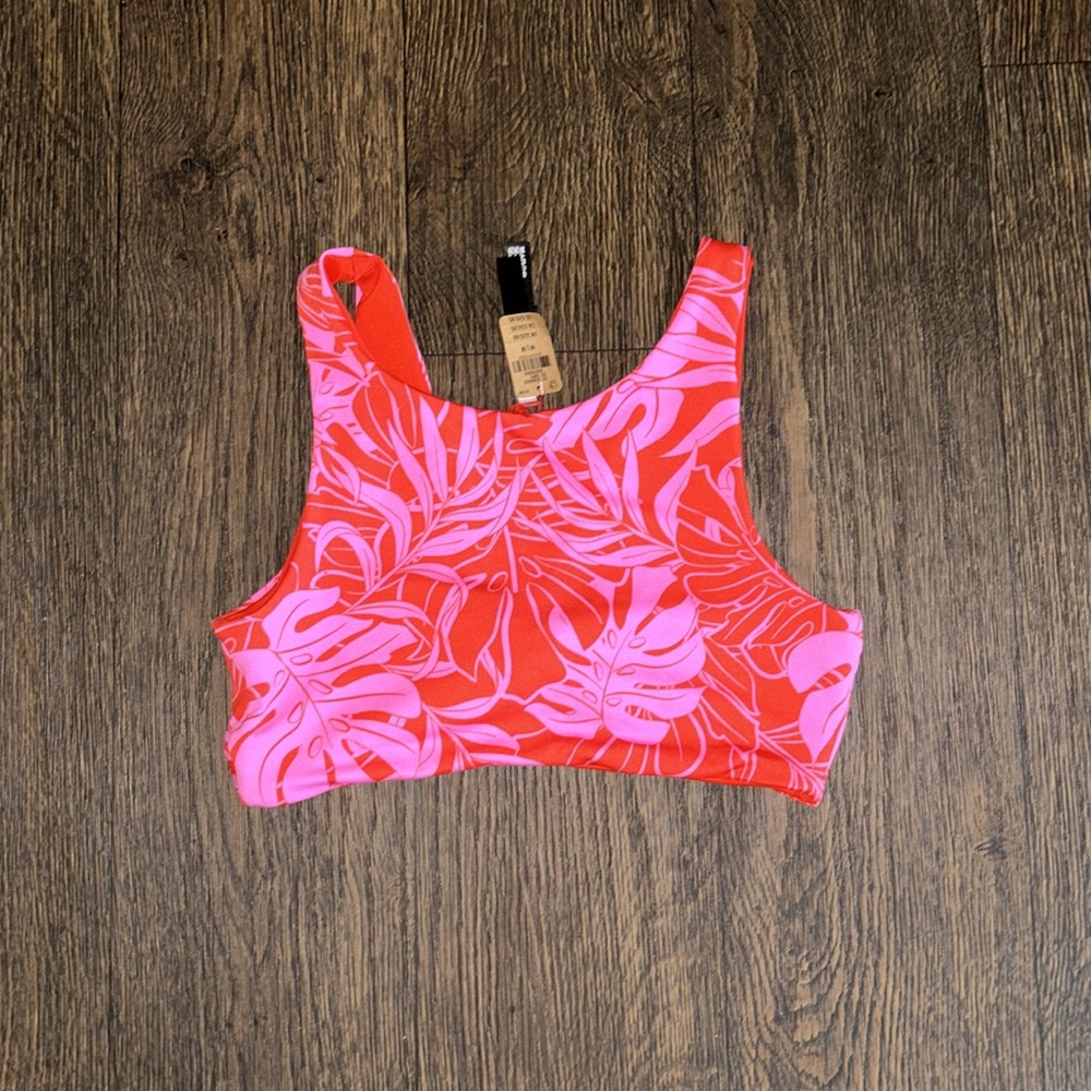 PINK ACTIVE SWIM TOP - Picture 2 of 7